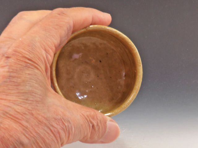 Seto-Yaki (Aichi) Tanahashi Jyun-Tobo Pottery Sake cup 