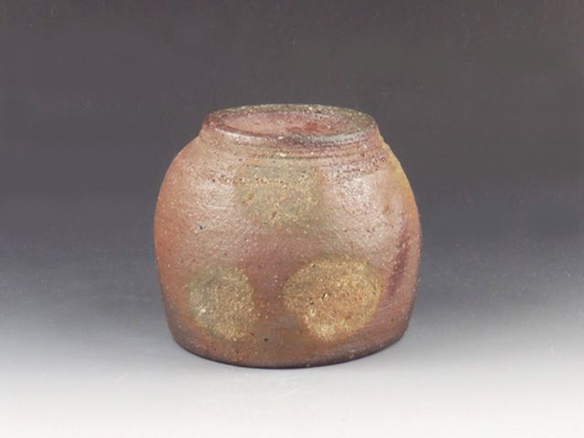 Echizen-Yaki (Fukui) Ayu-Tobo Pottery Sake cup 