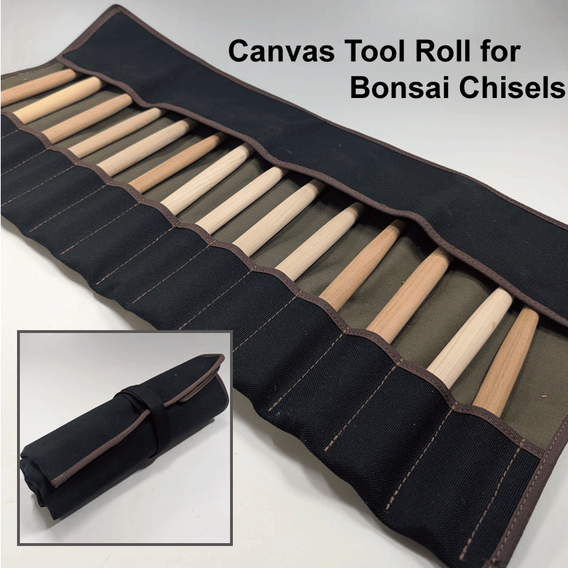 Canvas Tool Roll for Woodcarving Chisels
