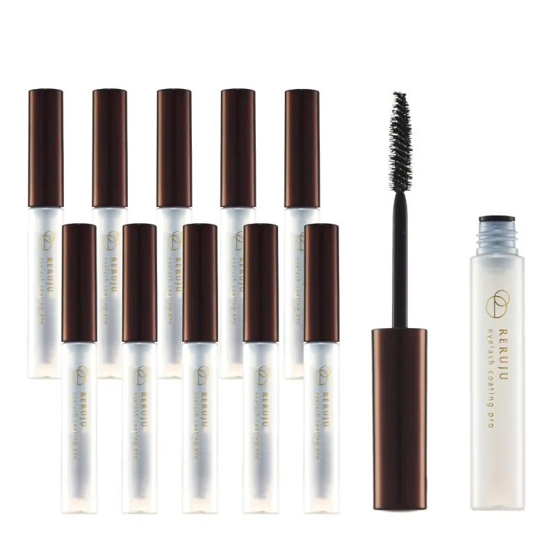 【RERUJU】Eyelash Coating Pro 7ml （10 bottles and display fixture set）