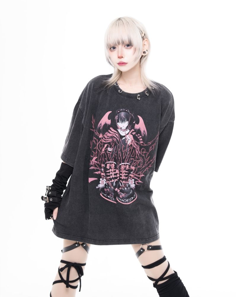 [TRAVAS TOKYO] Piercing Design Tee