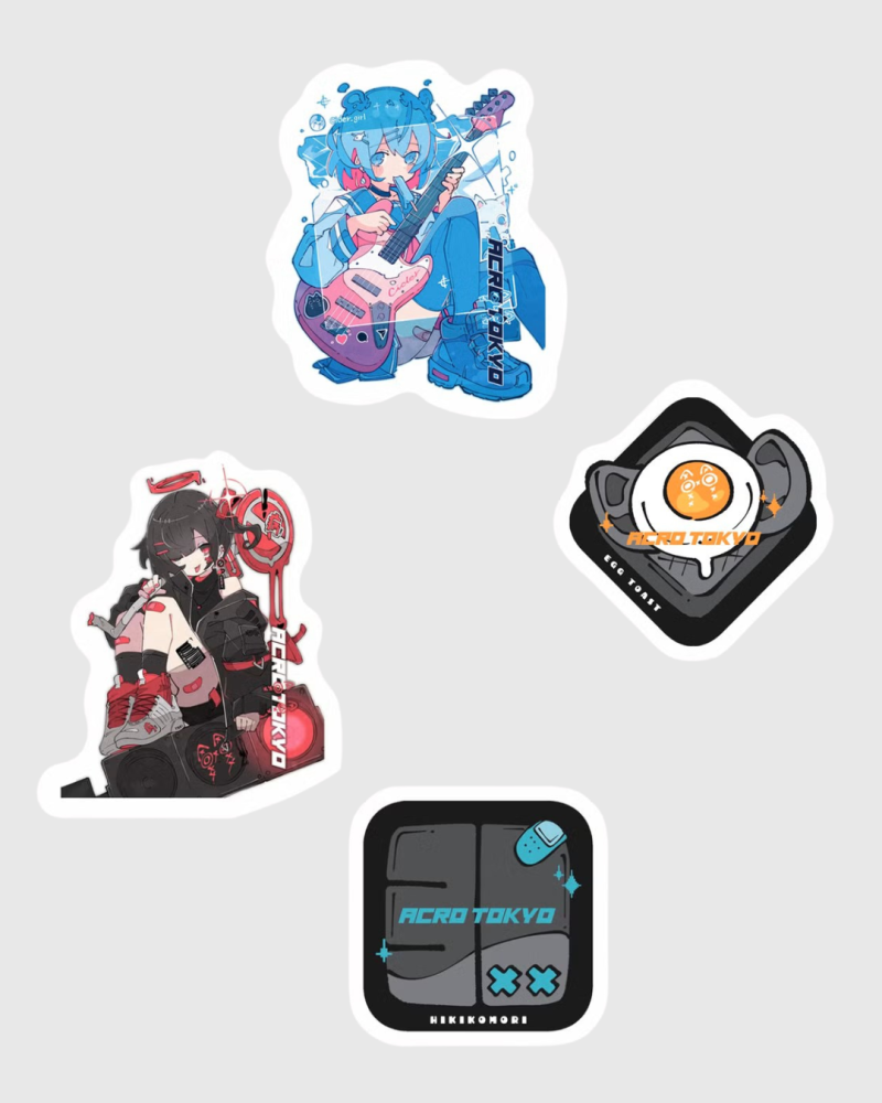 [GALLERY BY ACRO TOKYO] Haru Collaboration Die-Cut Sticker Sets 