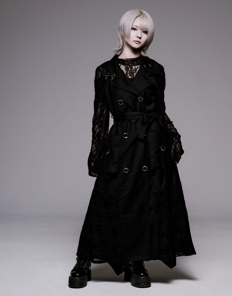 [AdaNous] Sheer Trench Coat