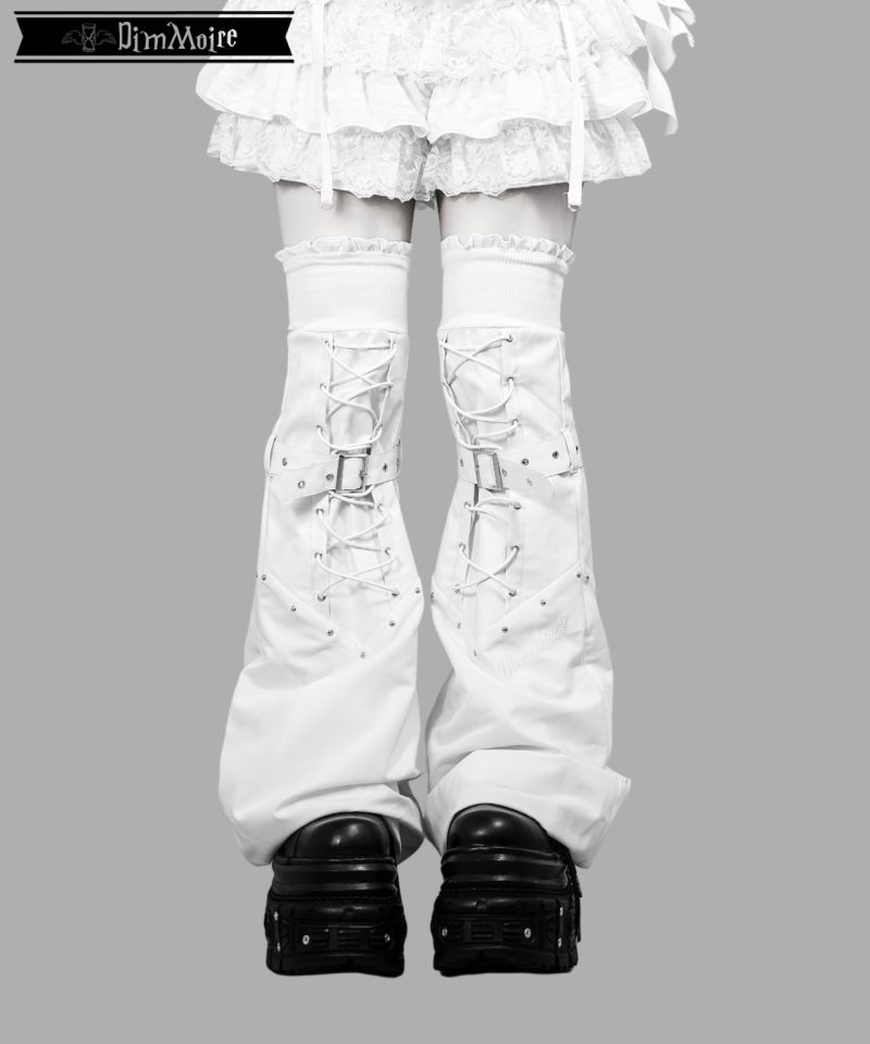 [DimMoire] Bondage Style Lace-Up Knee-High Leg Warmers