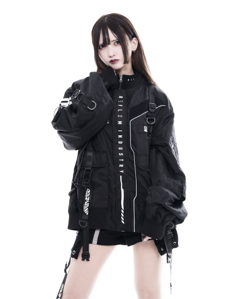 [REFLEM INDUSTRY] Umbilical Harness Blouson