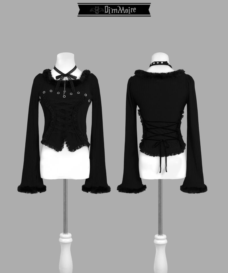 [DimMoire] Pledge Choker Knit Top