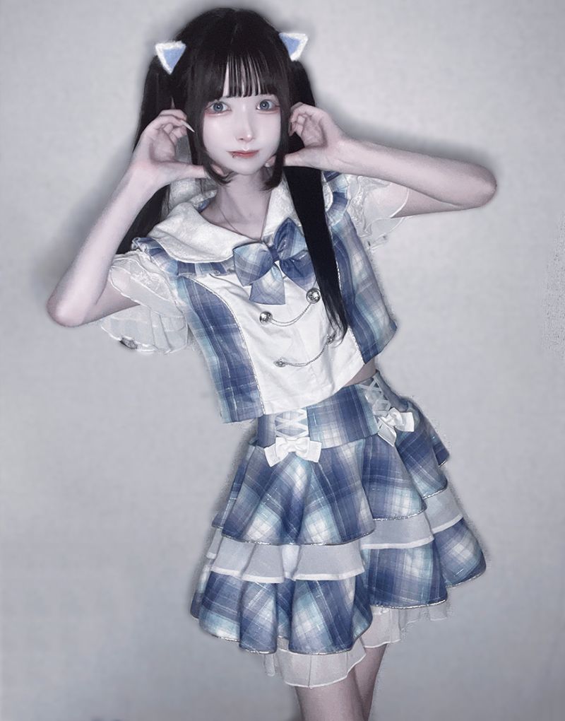 [ililil] Irurun Academy ~Sailor Two-Piece Set~