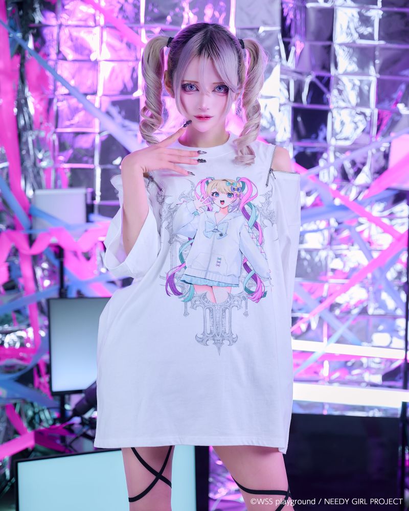 [TRAVAS TOKYO × NEEDY GIRL OVERDOSE] OMGkawaiiAngel Graphic T-Shirt