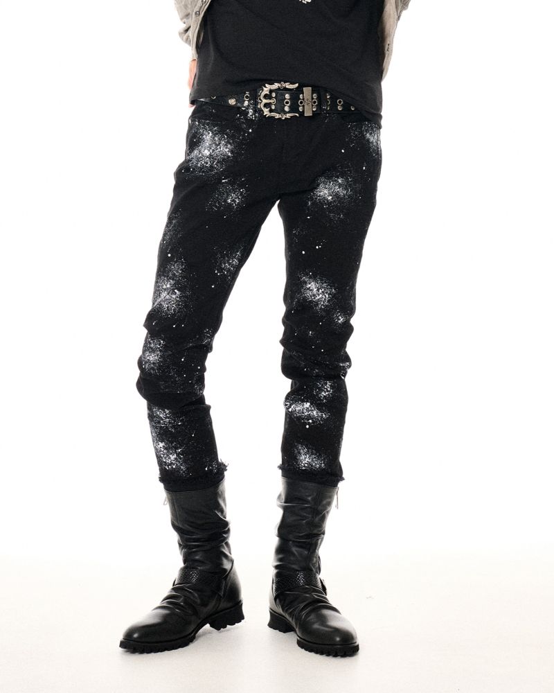 [FUGA] Paint-Splatter Skinny Pants