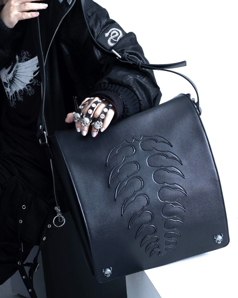 [Gamchu] "Let's Go Out for a Little While" Multi-Pocket Shoulder Bag