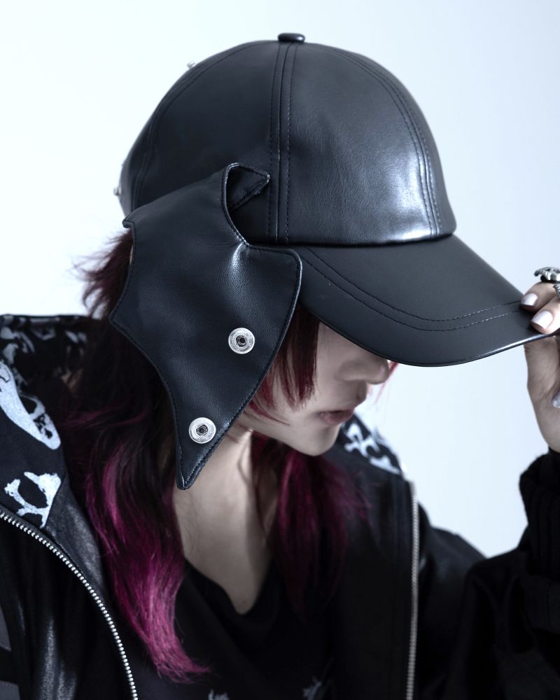 [Gamchu] BAT-EARED LOP Long Visor Cap with Wings